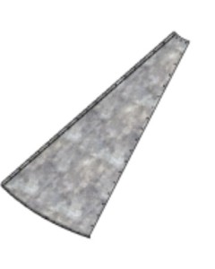 Stamped top hopper 3.66m - External Prod